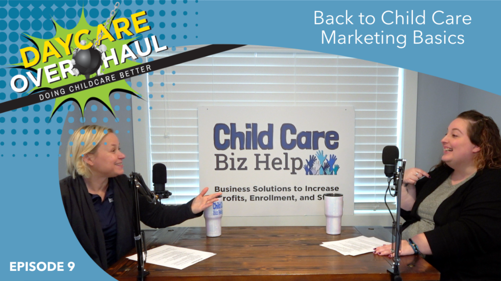 childcare marketing basics podcast image