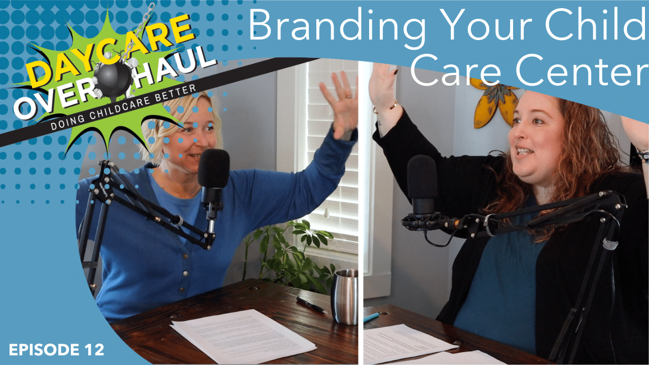 child care branding podcast image