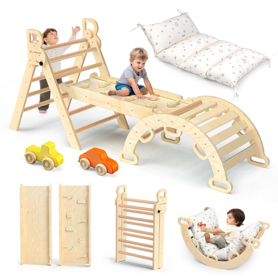 wooden climber